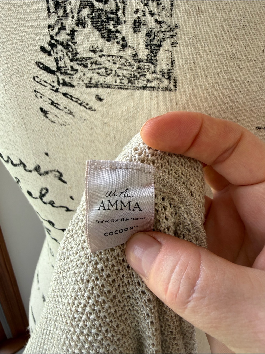 Cocoon Nursing Cover With Breathable Natural Knit Fabric — image 4 of 4